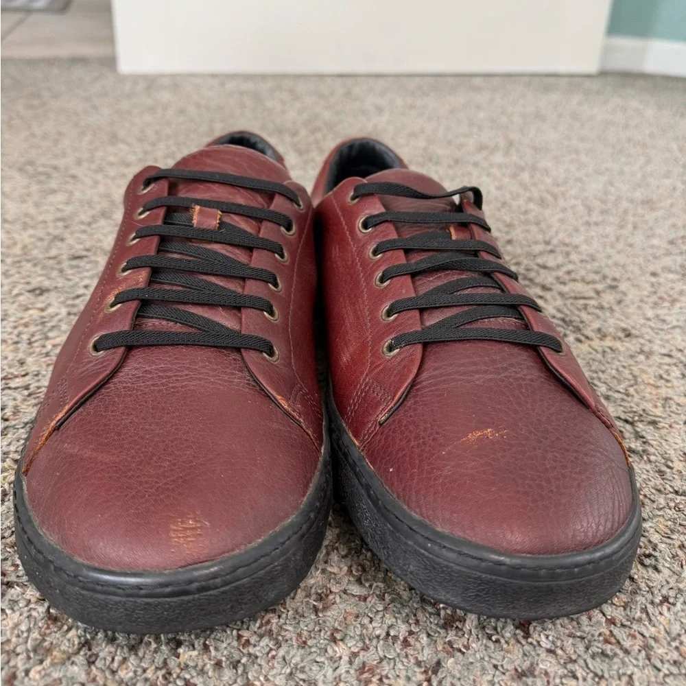 Birchbury Bramford barefoot shoe brown minimal slip-on size 15